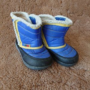 IFME Kids Blue Snow Boots(7T/14cm)